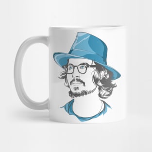 johnny deep with cool design Mug